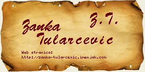 Žanka Tularčević vizit kartica